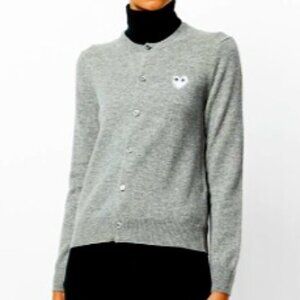 Comme Des Garcons Play cardigan